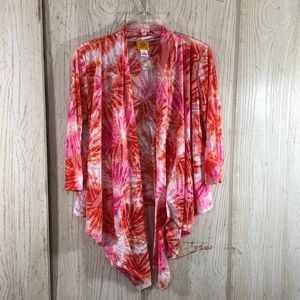 Ruby Rd. Waterfall Collar Cardigan Size M S29